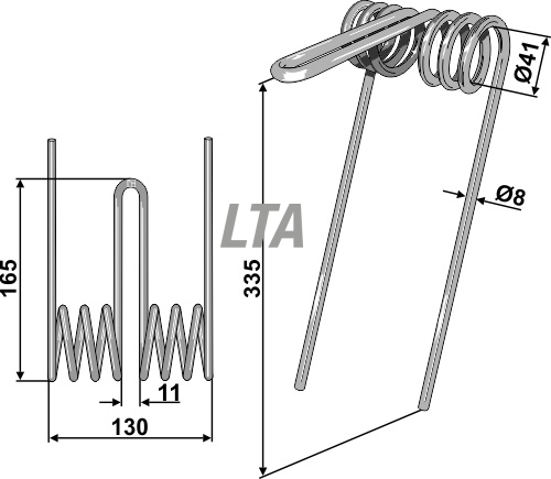 10.st-a26 Strigle Tand (951769)Cirrus - Billede 1
