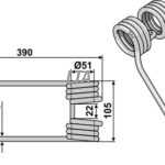 Rivefjeder original nr 57609000