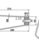 Vendefjeder Lely 4104311680