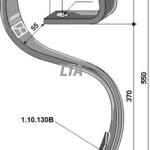 Standard tand 12x32 m spids