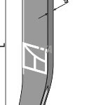 Stilk til stubharve - 900mm