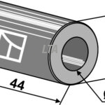 Bøsning Ø 16,5/28 L44