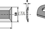 Halmsnitter kniv Lexion Belagt 755786.1