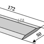 Halmsnitter kniv JD Glat Ø18