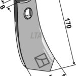 Skær 65mm til Marsk Stig inc bolt