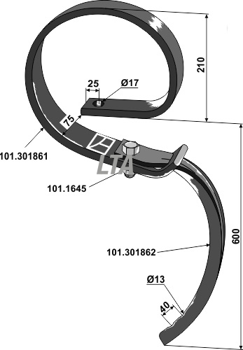 101.301851 Komplet Vibro USA 65x16 - Billede 1
